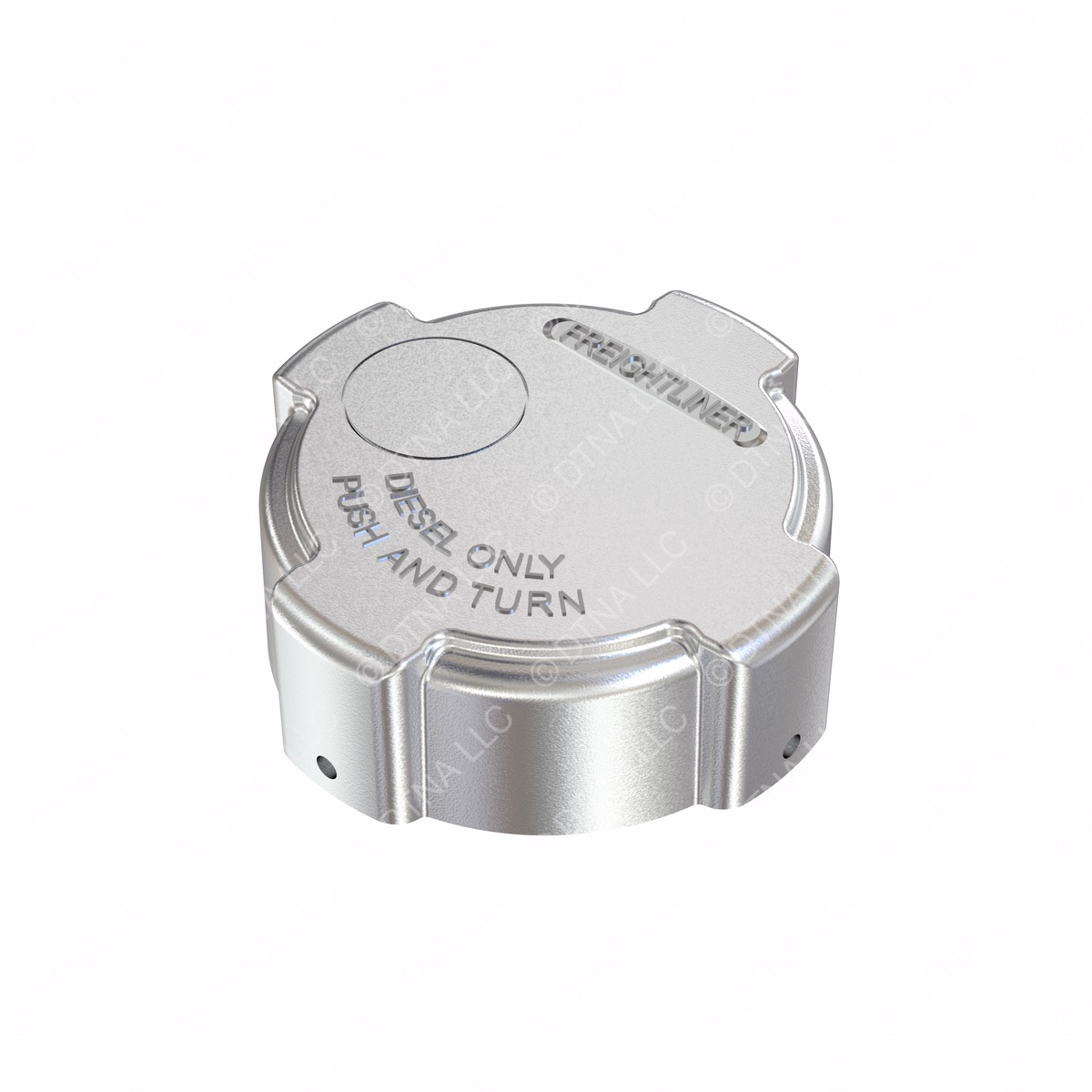 Freightliner 03-37017-000 Fuel Cap, 1/4 Turn, Plain, Non-Locking