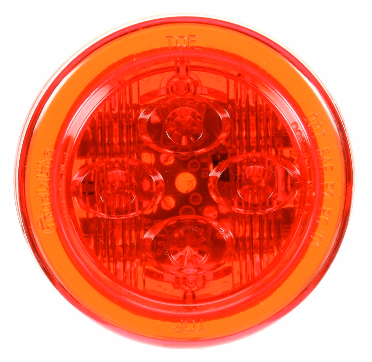 Truck-Lite 10385R LED 10 Series Red Round Marker Clearance Low Profile