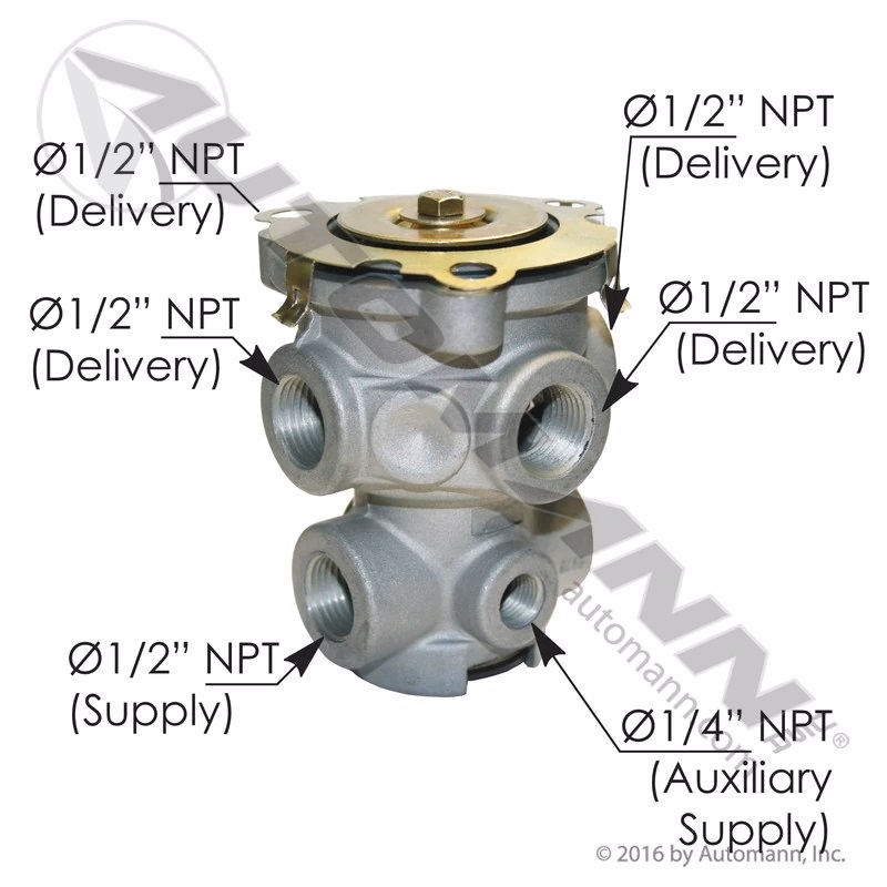 Automann 170.277863 E3 Type Single Foot Valve, Same As Bendix 277863