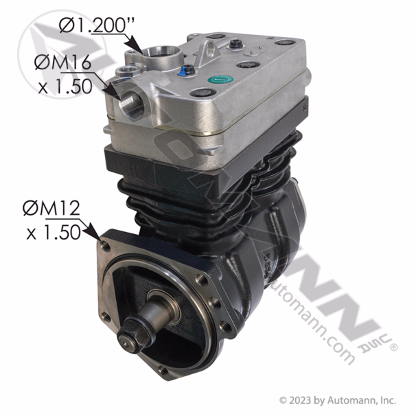 Automann 170.AC7040080 Air Compressor, Crosses to Volvo 20701801