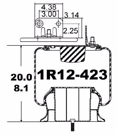 1R12-423 Side View