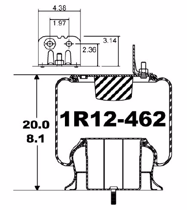 1R12-462 Side View