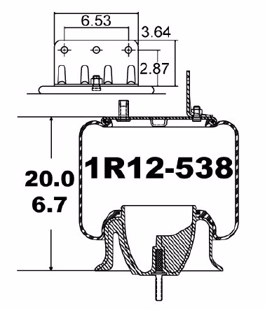 1R12-538 Side View