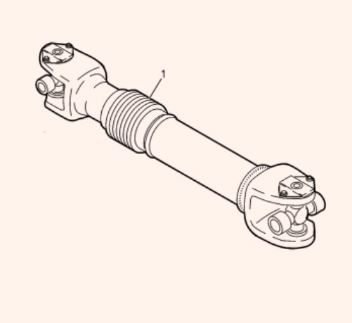 Volvo Truck 20504369 Interaxle Drive Shaft