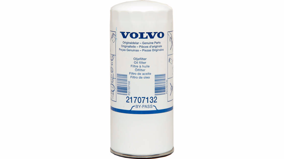 Volvo 21707132 Oil Filter, By-Pass