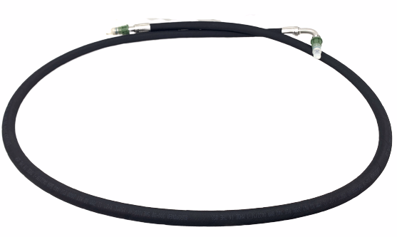 Volvo Truck 21866791 Hose Assembly, Male 1/2" Hose X15/15 Ftg, Straight X 90 Elbow