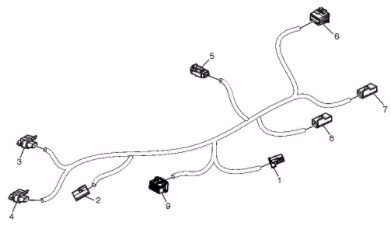 Mack Truck 23207331 Wires, Door Harness