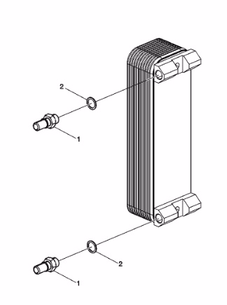 Mack Truck 23835830 Oil Cooler