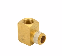 Volvo Truck 3082810 Elbow Nipple, 3/8 NPT-M x 3/8 NPT-F