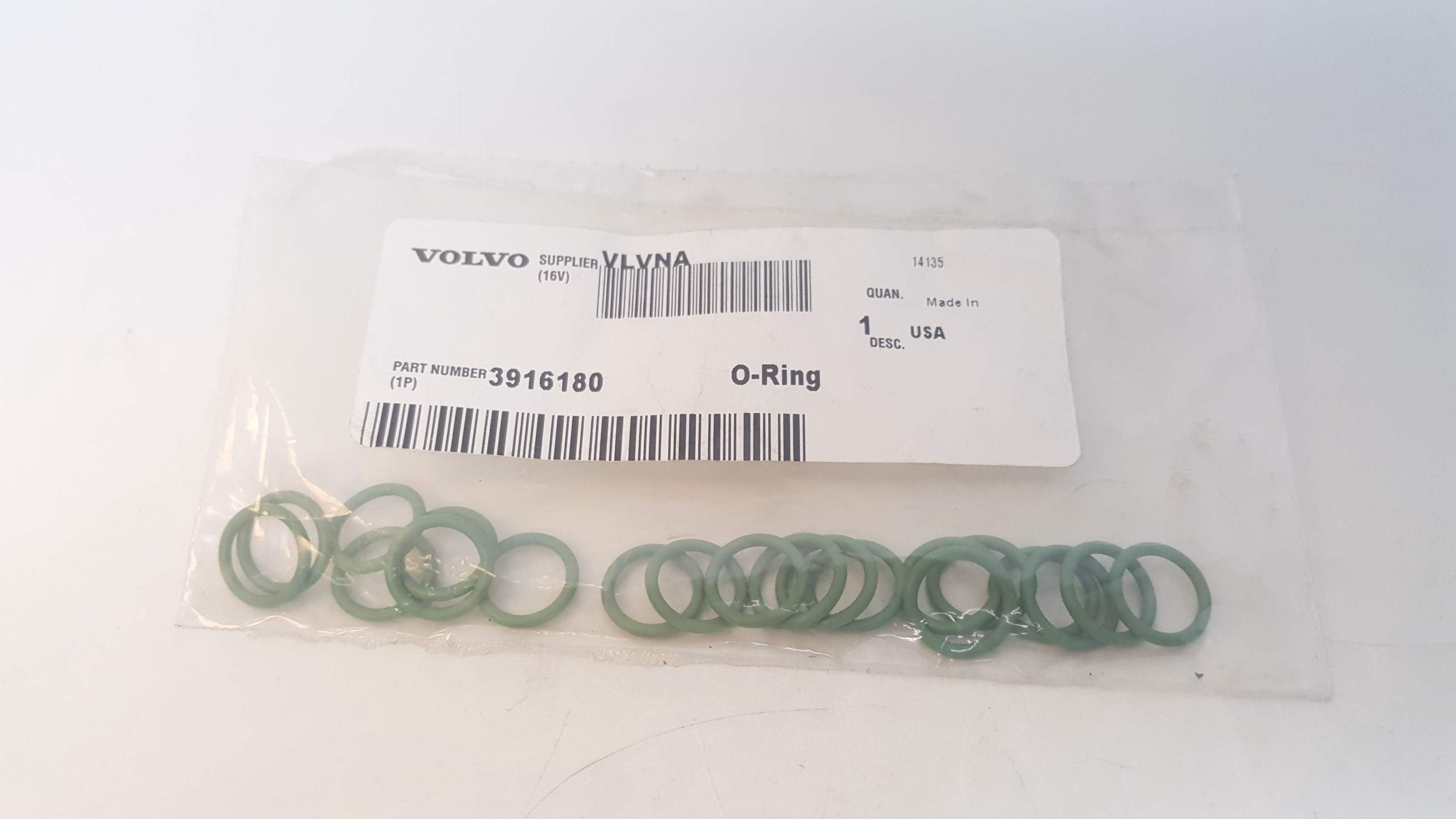 Volvo 3916180 O-Ring, 7/16