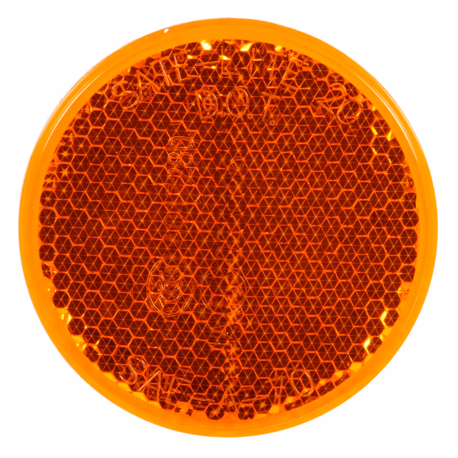 Truck-Lite Reflector 2" Round Yellow Stick On 45A