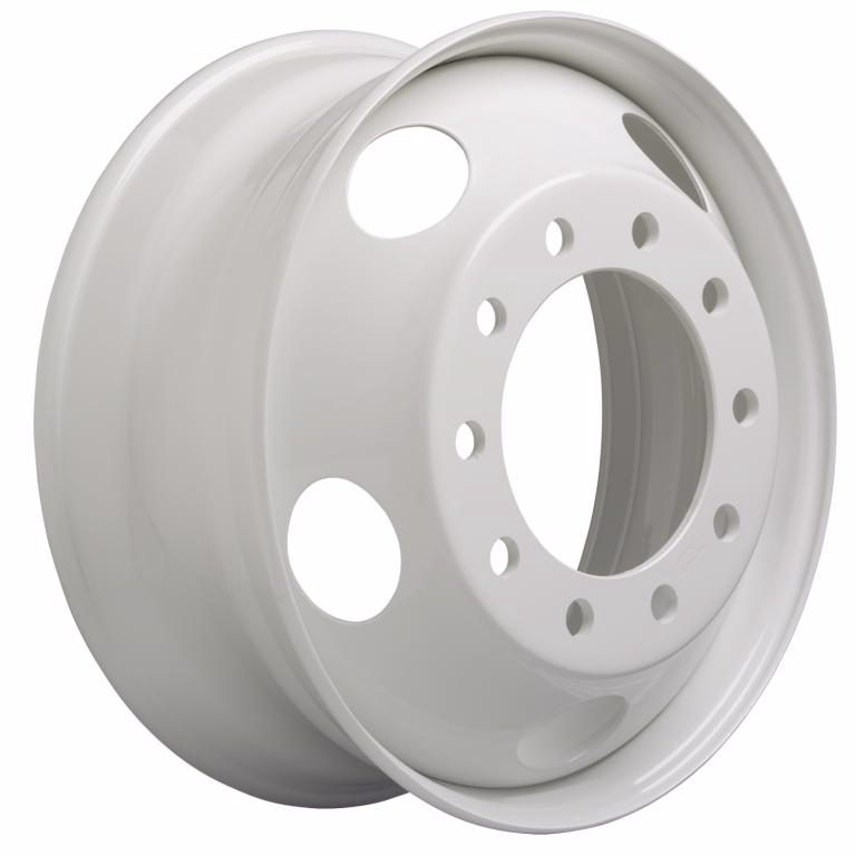 Accuride 51487 Wheel, 22.5 x 8.25 Tubeless Steel Wheel - Hub-Piloted