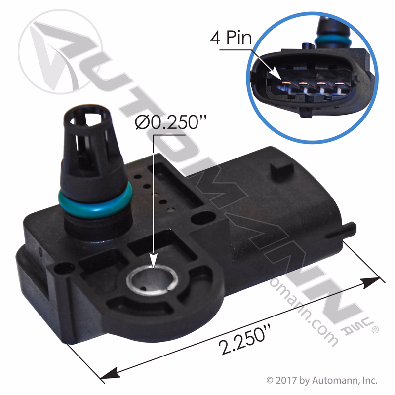 Automann 577.96521 Boost Pressure Sensor