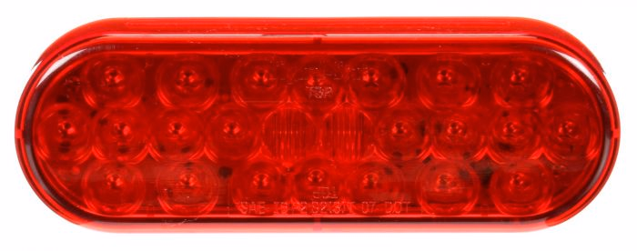 Truck Lite 6050 Red 6" Oval LED Stop/Turn/Tail Lamp