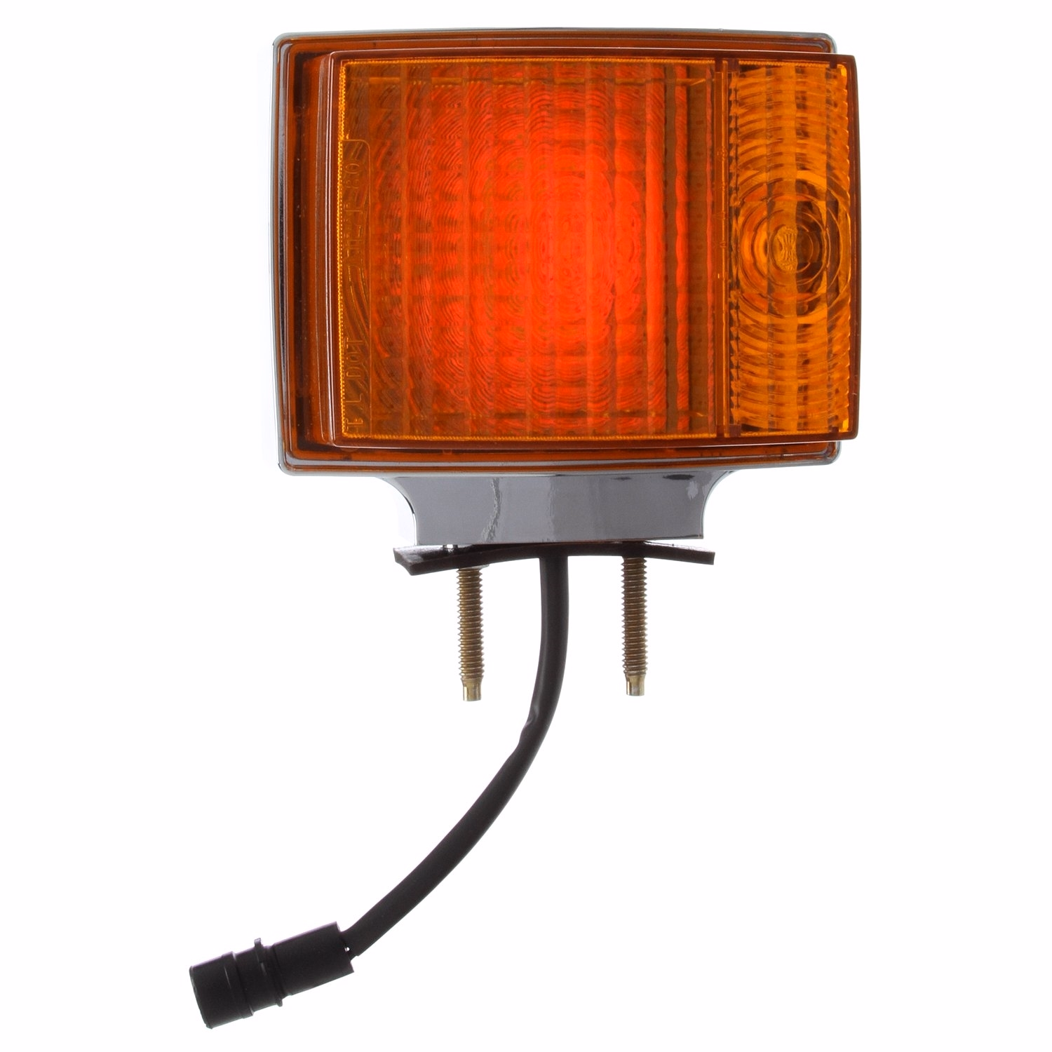 Truck-Lite 70352 Red/Yellow Square Pedestal Light