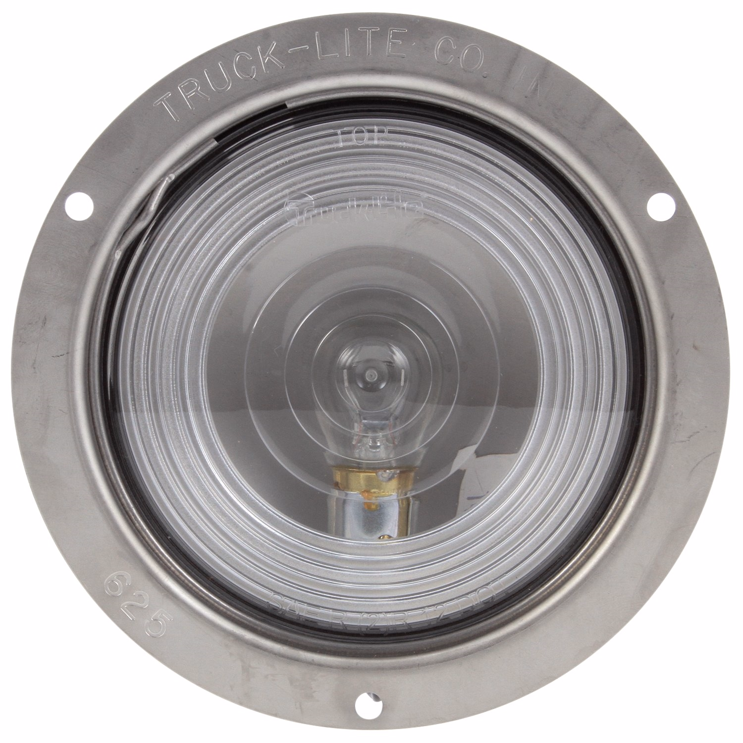 Truck-Lite 80344 Clear Model 80 5 1/2'' Bulb Replaceable, stainless steel housing
