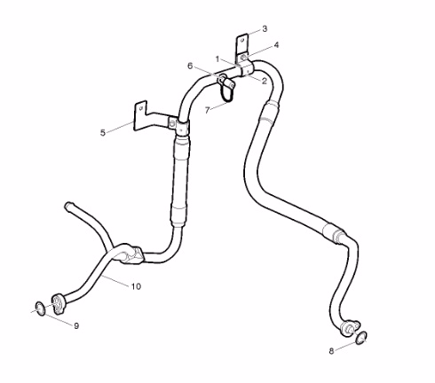 Volvo Truck 82755363 AC Hose Assembly