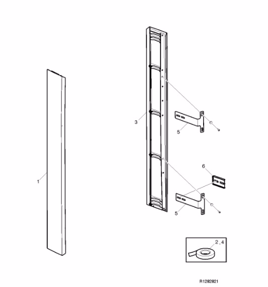 Volvo Truck 84740166 Cab Side Fairings Aero Extenders Kit