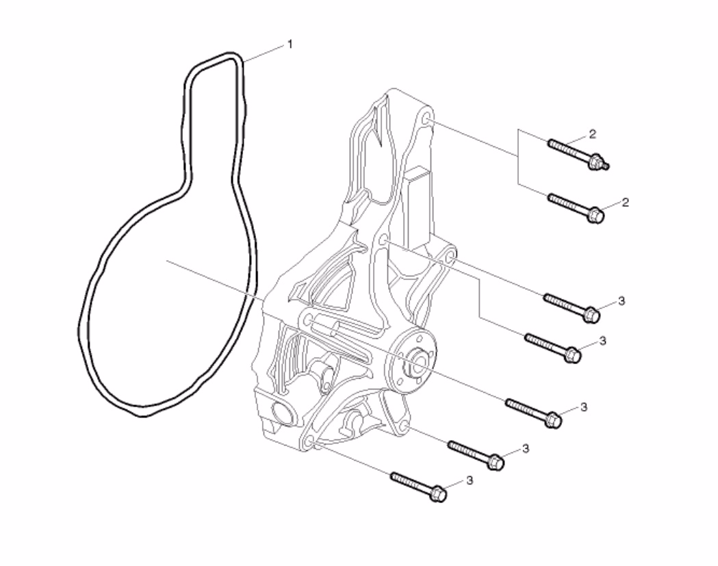 Volvo Truck 85116992 Coolant Pump Mounting Kit 