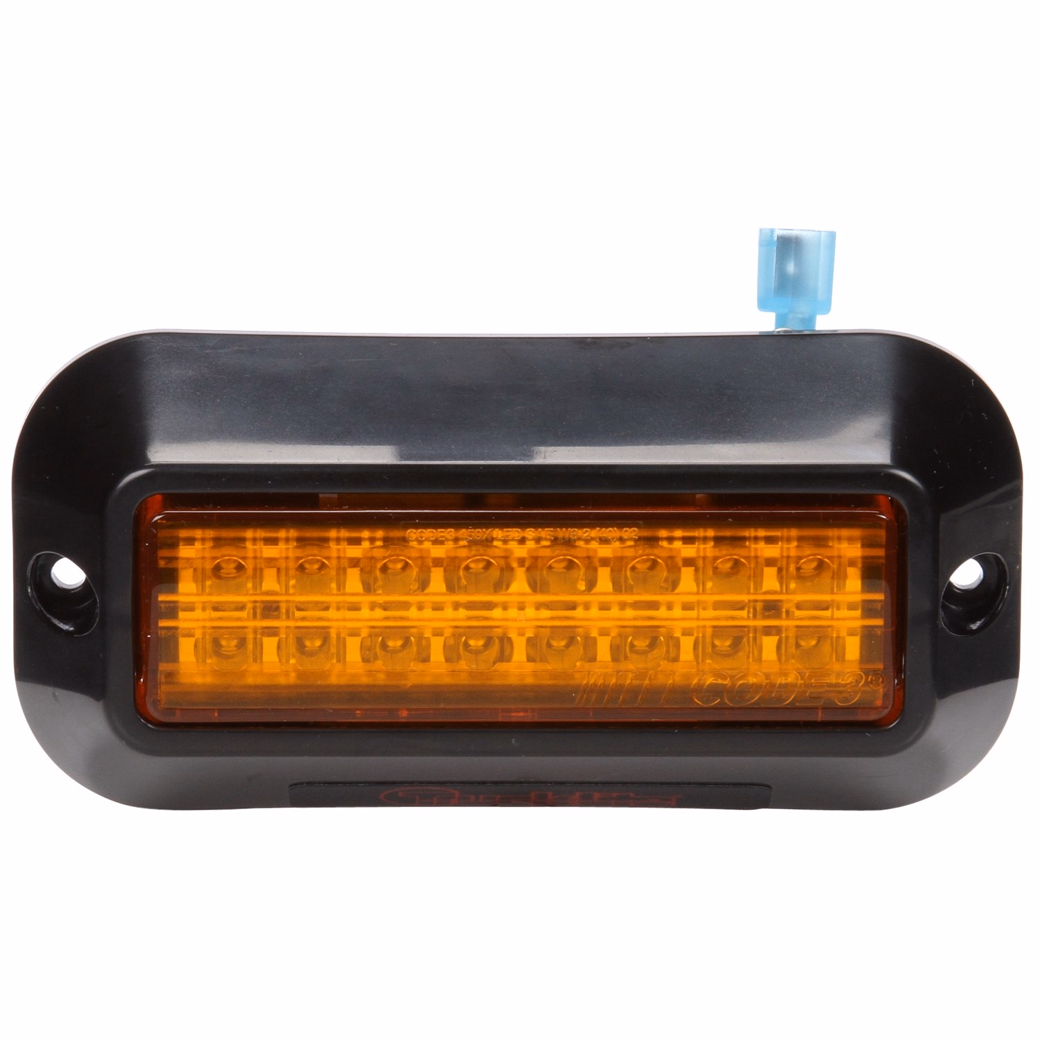 Truck-Lite 92696Y LED Exterior Lighting Single Version 16 Diode Yellow, black housing