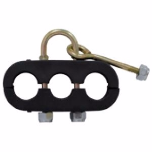 Road Choice AEA3HC 3 Hole Clamp for Air Hoses, Cables