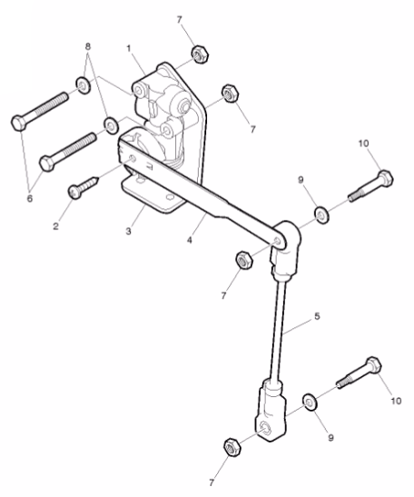 Mack Truck 21644755 LH Level Control Valve