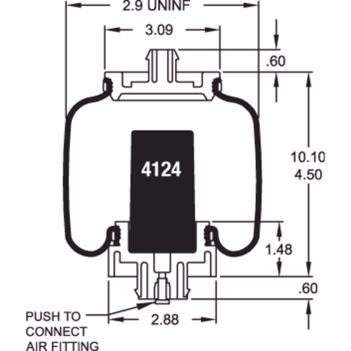 Firestone W023587205 Air Spring