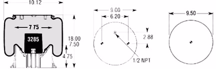 Firestone W01-358-9069 Air Spring