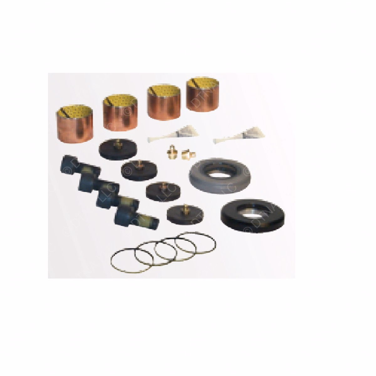 Hendrickson 60961-628 King Pin Bushing Kit