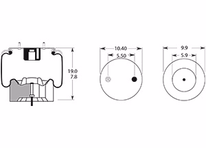 Hendrickson S-29892 Air Spring
