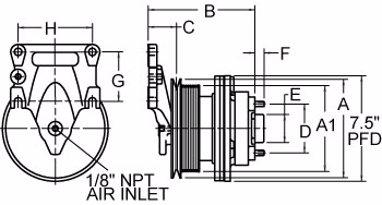 Horton 790020 Fan Clutch, S Advantage