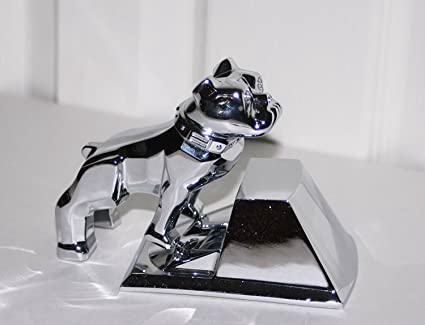 Mack Truck M0400 Polished Chrome Large OEM Factory Bulldog Hood Ornament