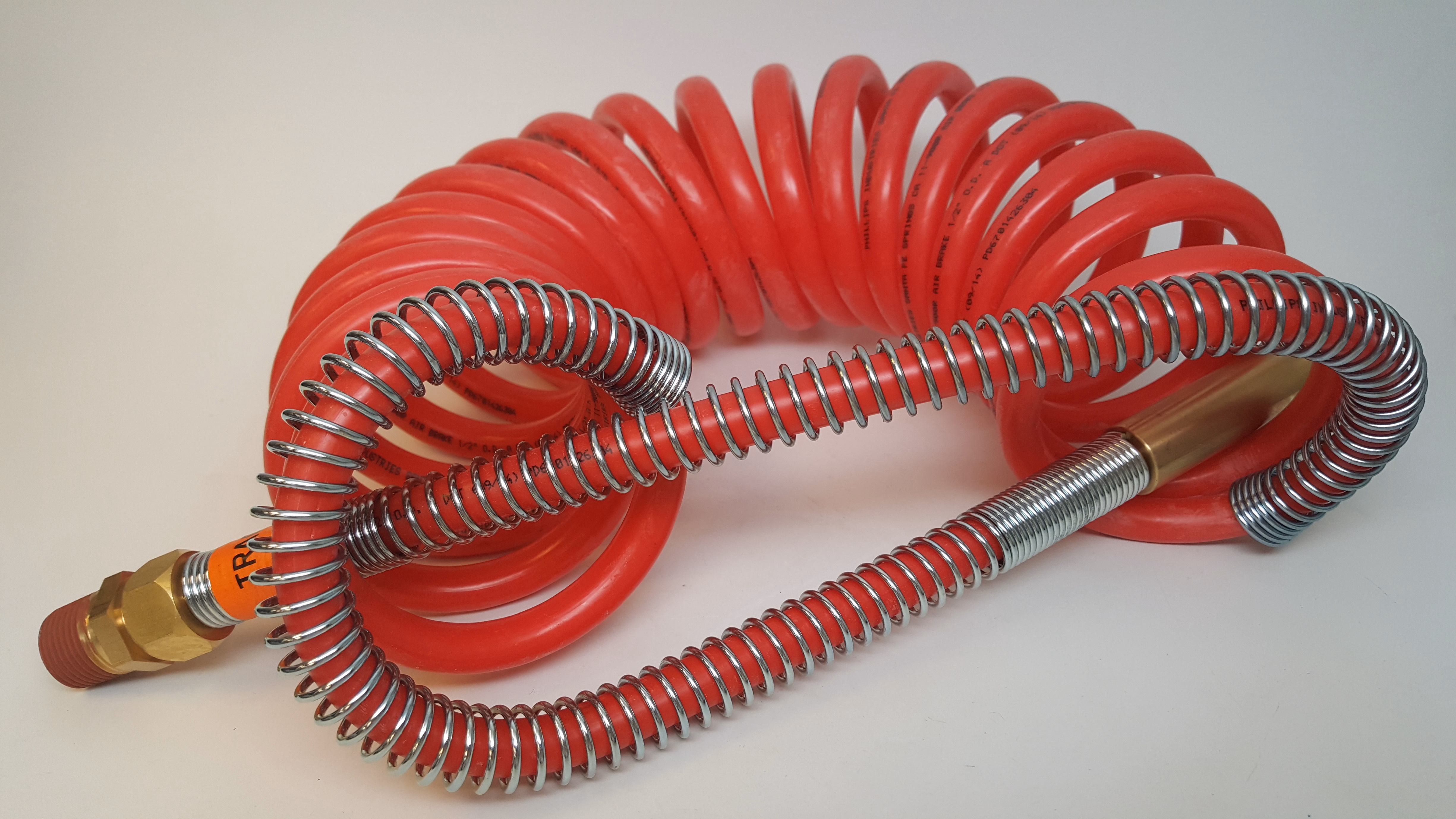Phillips 11-3170 15' Red Pneumatic Hose, Coil