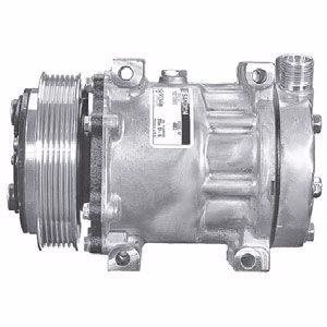 Road Choice ACC3540 AC Compressor D7H15 Direct Mount 6 Groove VO 2 Wire Mack-Volvo