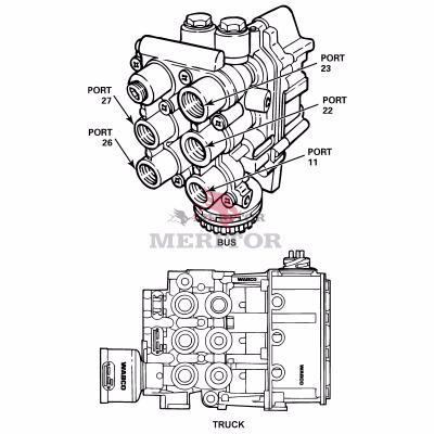 Mack Truck 8235-S4728800720 Solenoid Valve