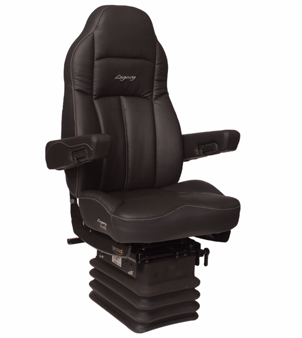 Seats Inc 188900FW631 Legacy&reg; SILVER HB 2W, Black Tuff Cloth