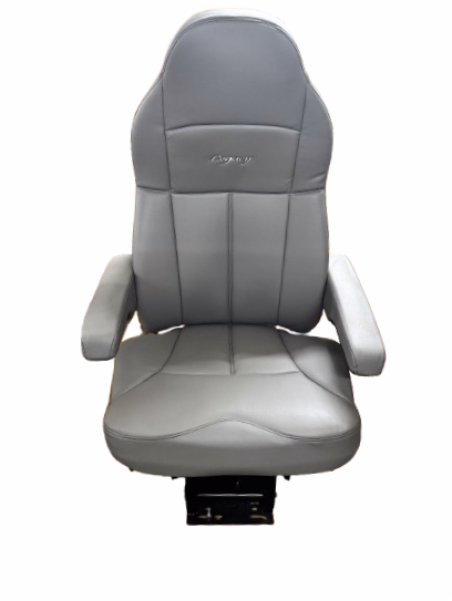 Seats Inc 188900MW65 Seat- Legacy&reg; Series Single Lumbar Gray Dura-Leather