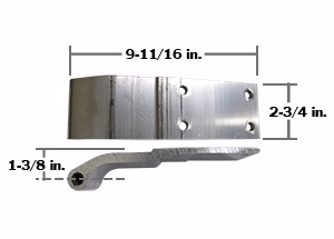 Pro-fit SWH-SK01 Door Hinge STR ALU 4-hole w/insert RSTRAA35F-0023-01-00