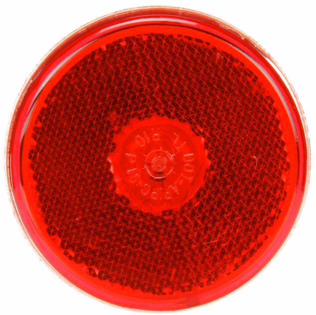 Truck-Lite 10205R Red 10 Series 2-1/2'' Reflectorized Marker &amp; Clearance Lamp