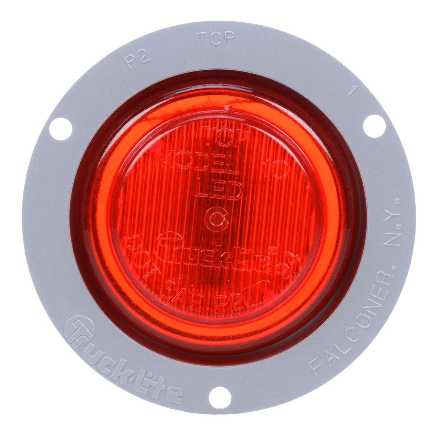 Truck-Lite 10251R Red Model 10 LED Marker Light w/Flange