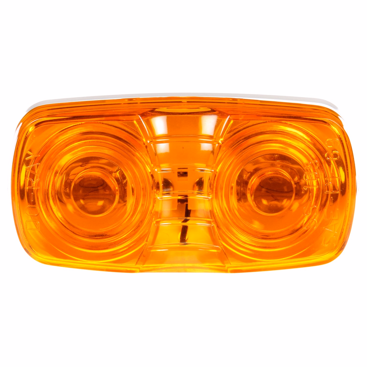 Truck-Lite 1211A Shock/Mount Two Bulb Permastat Bulb Replaceable Yellow