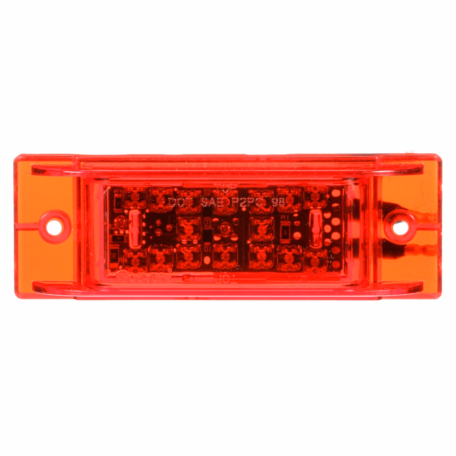 Truck-Lite Model 21 High Mount Stop &amp; Marker Lamp LED Sealed 16 Diode Red 21271R