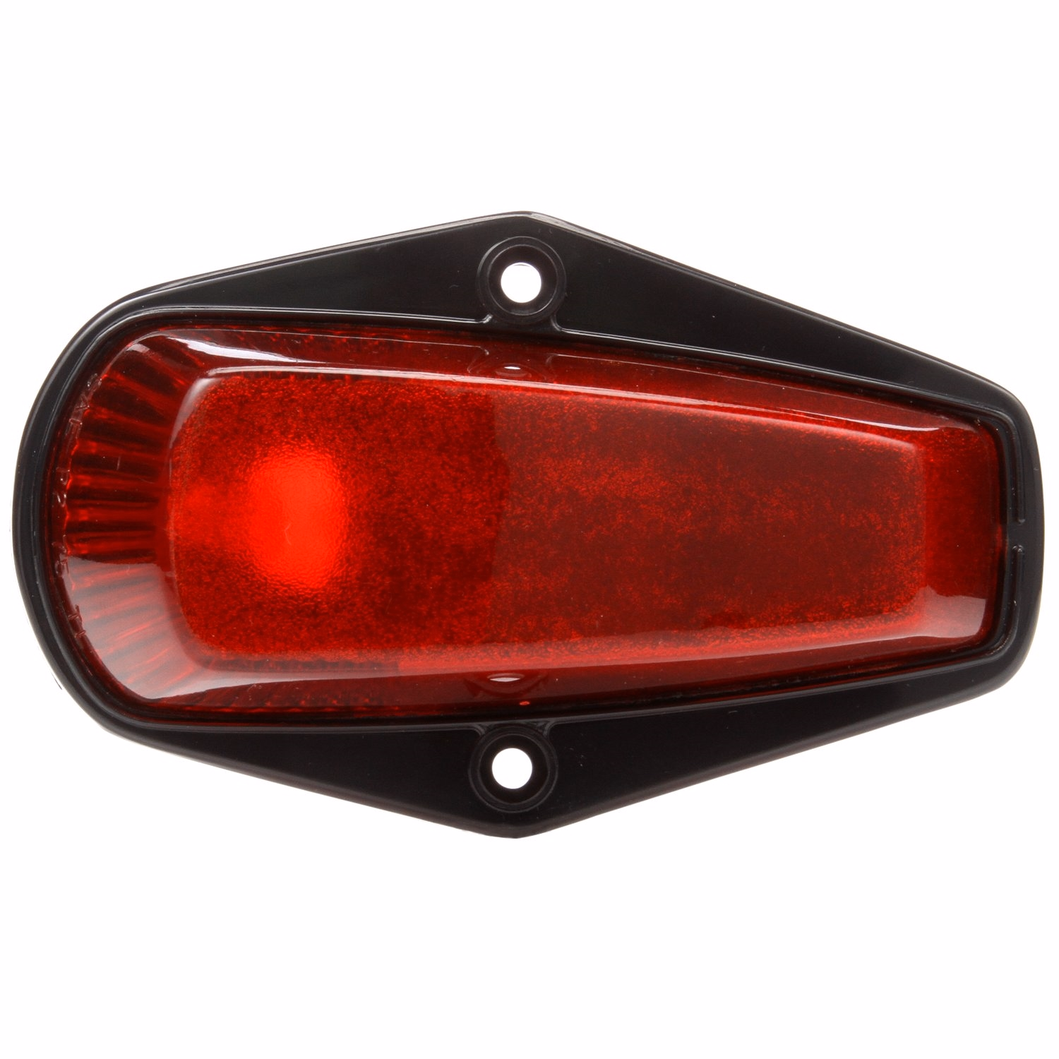 Truck-Lite Model 25 Surface Mount Bulb Replaceable - Red with Black Mount 25780R