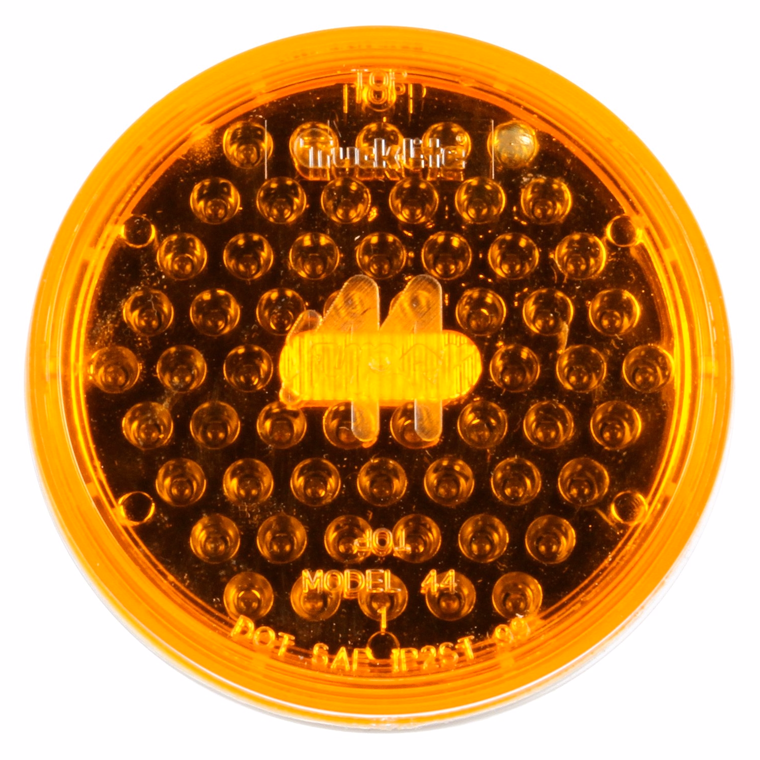 Truck-Lite Super 44 LED Front, Park &amp; Turn 60 Diode Lamp, Yellow 44203Y