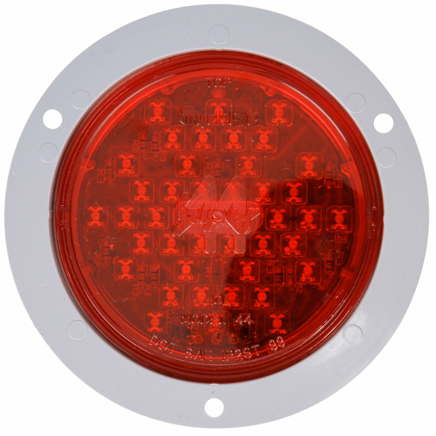 Truck-Lite 44222R Super 44 , Stop/Turn/Tail, LED 4'' Sealed, 42 &amp; 17 Diode Pattern