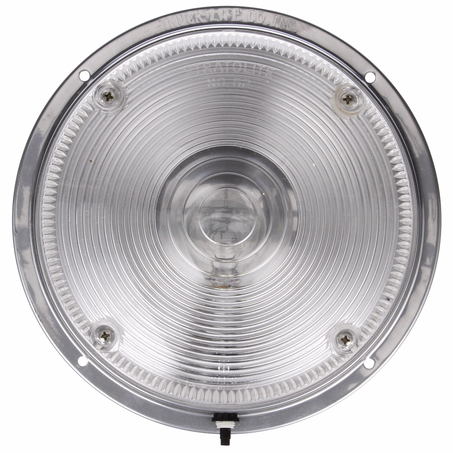 Truck-Lite 80356 Clear, chrome coated housing &amp; switch