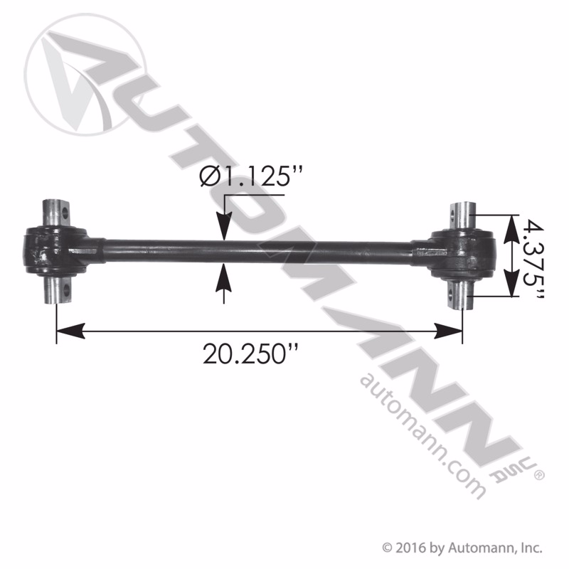Automann TMR588 Torque Rod, Crosses to Mack 25018672